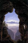Karl friedrich schinkel The Gate in the Rocks oil painting picture wholesale